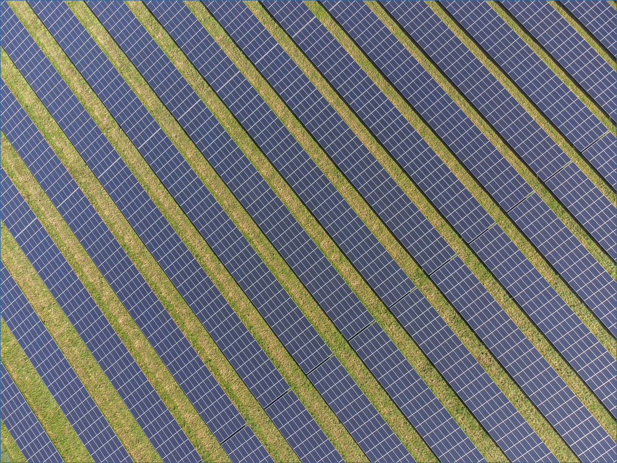 dronefotografie zonnepanelen